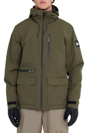 Quiksilver Quest Stretch Water Repellent Jacket in Grape Leaf at Nordstrom, Size X-Large