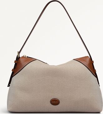 Radley London Natural Large Ziptop Shoulder Bag Crawford Mews SS26 Radley London