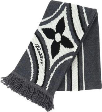 Louis Vuitton Pre-owned Scarves, male, Black, Size: ONE SIZE Pre-owned Stole