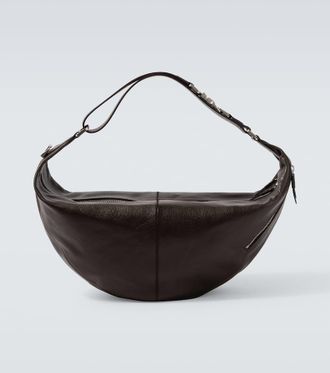 Christophe Lemaire Quiver Clip leather shoulder bag