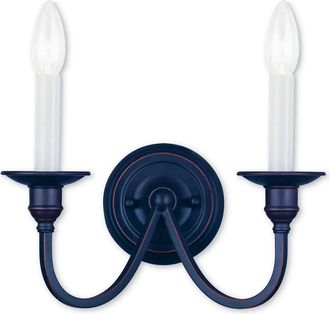 Livex Lighting Livex Cranford 2-Light Olde Bronze Wall Sconce