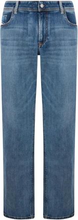 Diesel Straight Jeans in Veelzijdige Denim - Heren - Regular Fit Jeans - Blauw - W40 - Denim - Jeans