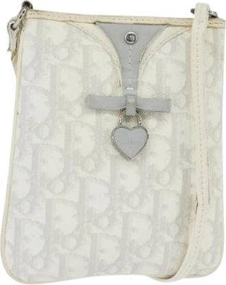 Dior Pre-owned Cross Body Bags, female, Beige, Size: ONE SIZE Pre-owned Vintage Shoulder Bag