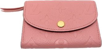 Louis Vuitton Monogram Empreinte Rose Poudre Monogram Empreinte Wallet (Tri-Fold) (Pre-Owned)
