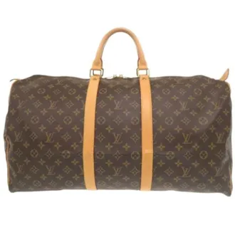 Louis Vuitton Vintage, unisex, Bruin, ONE Size, Pre-owned Weekendtas
