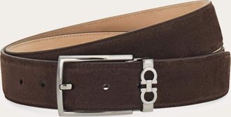 Ferragamo Men Adjustable belt Brown