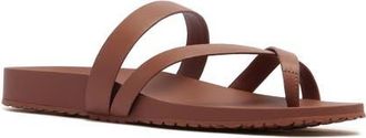 FRANKiE4 Isla Waterproof Toe Loop Sandal in Rich Tan at Nordstrom, Size 8.5