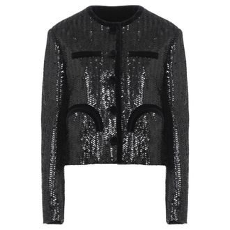 Blaz&eacute; Milano Shamo Bolero - Dames - Jassen - Zwart - Maat: XS Leer