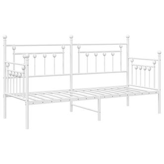 Berkfield Home Daybed Frame White 75x190 cm Steel