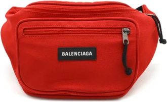Balenciaga Pre-owned Belt Bags, female, Red, Size: ONE SIZE Pre-owned Fabric balenciaga-bags