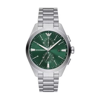 Emporio Armani Accessoires, Heren, Grijs, ONE Size, Claudio Chronograph Horloge