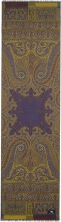 Etro Sciarpa in jacquard con stampa paisley - Verde