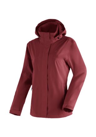 Maier Sports Regenjacke MAIER SPORTS Metor rec W, Damen, Gr. 34, rot (weinrot), 100% Polyester, Jacken Regenjacke, Damen Jacke mit Kapuze, Windjacke wasserdicht at