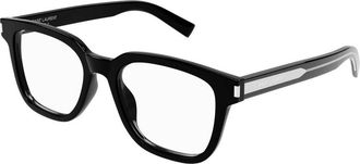 Saint Laurent SL 711 OPT Optisch Montuur - Heren - Brillen - Zwart - 52 MM - Accessoires
