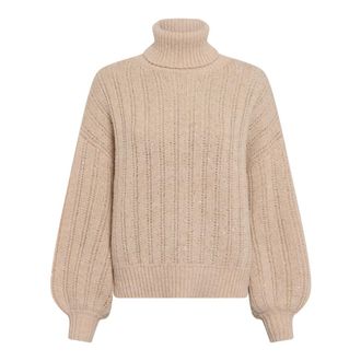Marc Aurel Dames, Truien, Beige, Maat: M Viscose