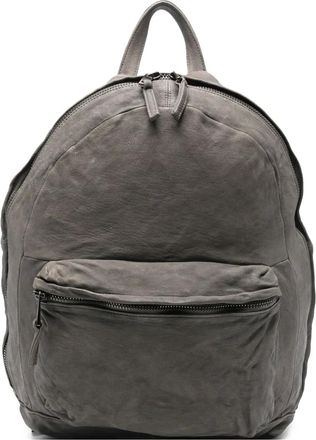 Giorgio Brato leather backpack - Grey