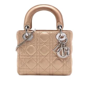 Dior Pre-owned Lady Dior Handbag - Dames - Pre-owned - Beige - Maat: ONE Size