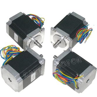 OEM Motor Paso A Paso, Par De Retenci&oacute;n De 270 Oz-in, &Aacute;ngulo De Paso De 1,8 Grados, 4 Unidades Por Lote, Eje De 8 Mm