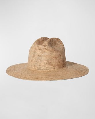 Janessa Leoné Chandler Structured Raffia Fedora