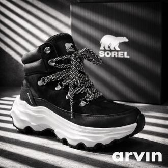 Sorel Womens Kinetic Breakthru Conquest Wp Shoes In Black