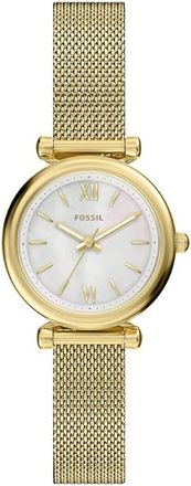 Fossil Carlie Quartz Ladies Mini Three-Hand Watch ES5462