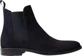 Scarosso Blauwe Chelsea Boots - Heren - Chelseaboots - Blauw - 47 EU - Su&egrave;de - Schoenen