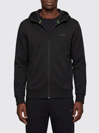 HUGO BOSS Felpa con cappuccio Saggy in cotone