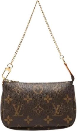 Louis Vuitton Pre-owned Mini Pochette Accessoires - - Pre-owned - Donna - Marrone - ONE SIZE