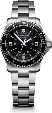 Victorinox by Swiss Army Maverick Small Quartz Black Dial Steel Womens Watch 241701