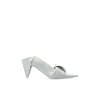 Loewe Heeled Mules, female, White, Size: 10 US Origami Heeled Mules