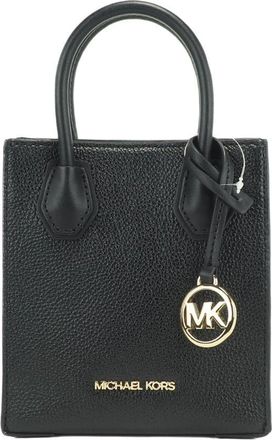 Michael Kors Michael Kors WomenS Leather XS Mercer Crossbody Black Womens Solid
