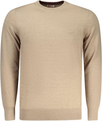Rifle Beige Polyester Heren Sweater