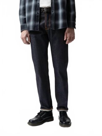 Nudie Jeans Steady Eddie Ii Slim Leg Jeans In Dry Dusk Selvedge