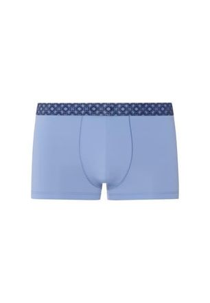 Hanro Micro Touch Boxer Brief Printed Waistband in Mineral Blue at Nordstrom, Size Xx-Large