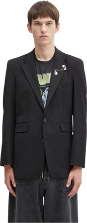 Aries Chaqueta Sastre de Botonadura &Uacute;nica - Jackets - Hombre - Negro - XL