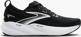 Brooks Womens Glycerin 22 Running Shoes In Black Grey White