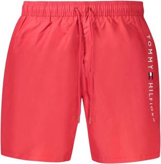 Tommy Hilfiger Hombre, Trajes de baño, Rojo, Talla: S