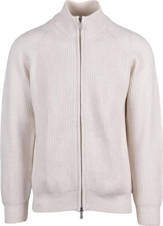 Eleventy Heren, Truien, Wit, Maat: XL Kasjmier