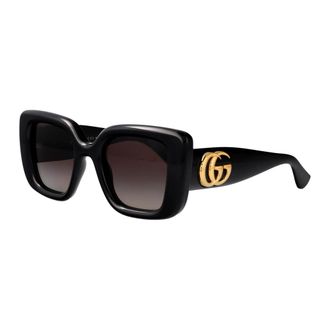 Gucci Butterfly Zonnebril - unisex - Zonnebrillen - Zwart - 50 MM - Accessoires
