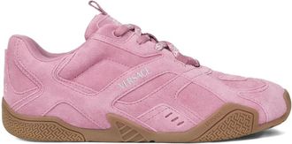 Versace Sneakers Galaxia in pelle scamosciata - Rosa