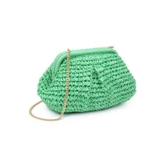 Urban Expression Womens Recycled Paper Snap Clutch In Green