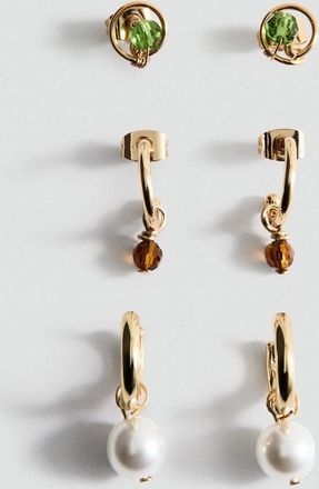 Mango Set orecchini combinati oro - Donna - Taglia unica - MANGO