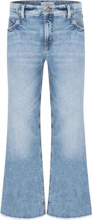 Cambio Felina Cropped - Dames - Flared Jeans - Blauw - W34 L28 - Jeans