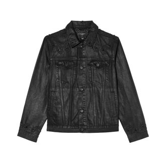 Cult of Individuality Cults Type II Denim Jacket in Paisley