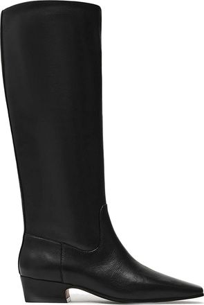 Steve Madden Womens Leather Dantelle 017 Boots - Black - Size UK 5