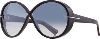 Tom Ford FT1116 01X Shiny Black/Blue Mirror