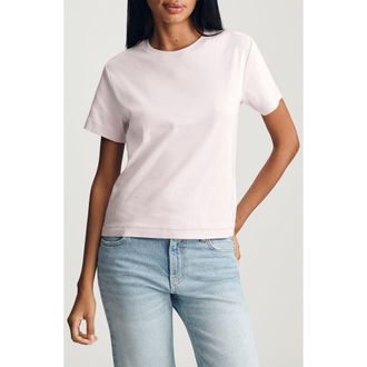 Mavi Nina Crewneck Cotton T-Shirt in Orchid Hush at Nordstrom, Size X-Small