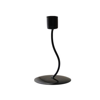 OEM Candelabro De Hierro Y Metal, L&aacute;mpara De Ara&ntilde;a De Estilo N&oacute;rdico, Color Negro