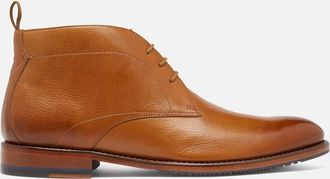 Oliver Sweeney Mens Oliver Sweeney Farleton Mens Milled Leather Chukka Boots - Light Tan - Size: 12