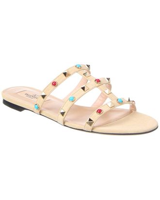 Valentino Rockstud Leather Sandal